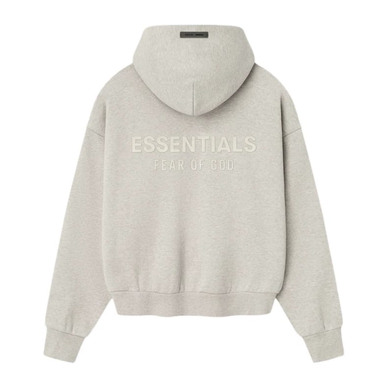 Polera Essentials Classic Fit Fleece Heather Stone SS25