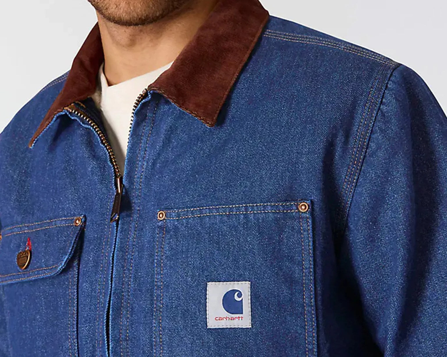 Chaqueta de trabajo con forro de sherpa de pato Crafted Series