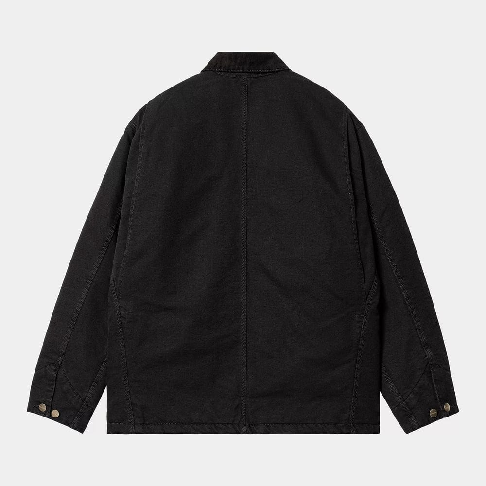 Abrigo Carhartt OG Chore Dearborn Canvas negro envejecido/negro