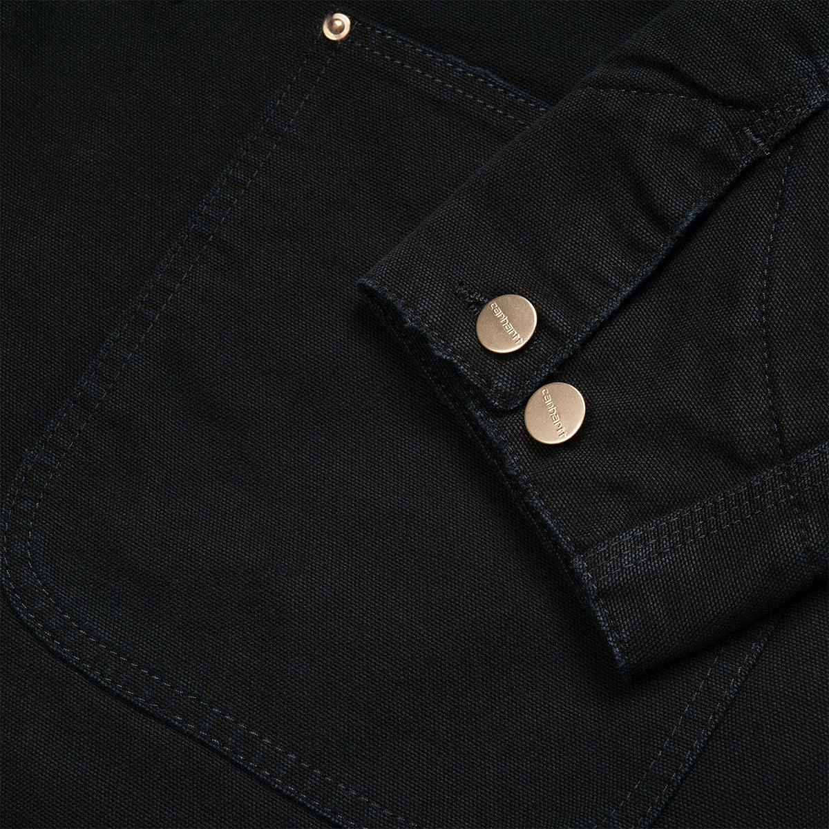 Abrigo Carhartt OG Chore Dearborn Canvas negro envejecido/negro