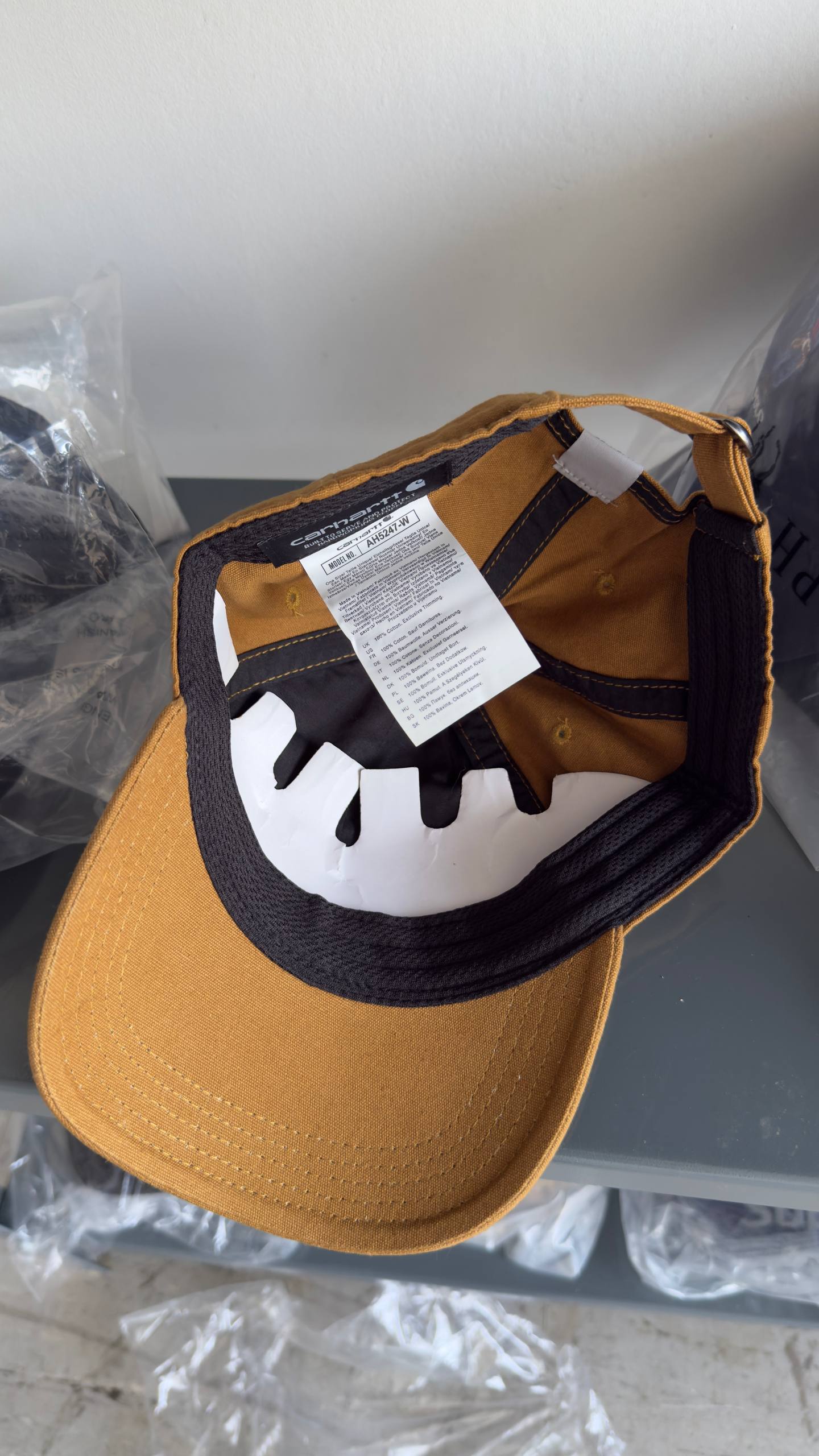 Gorra carhartt wip camell