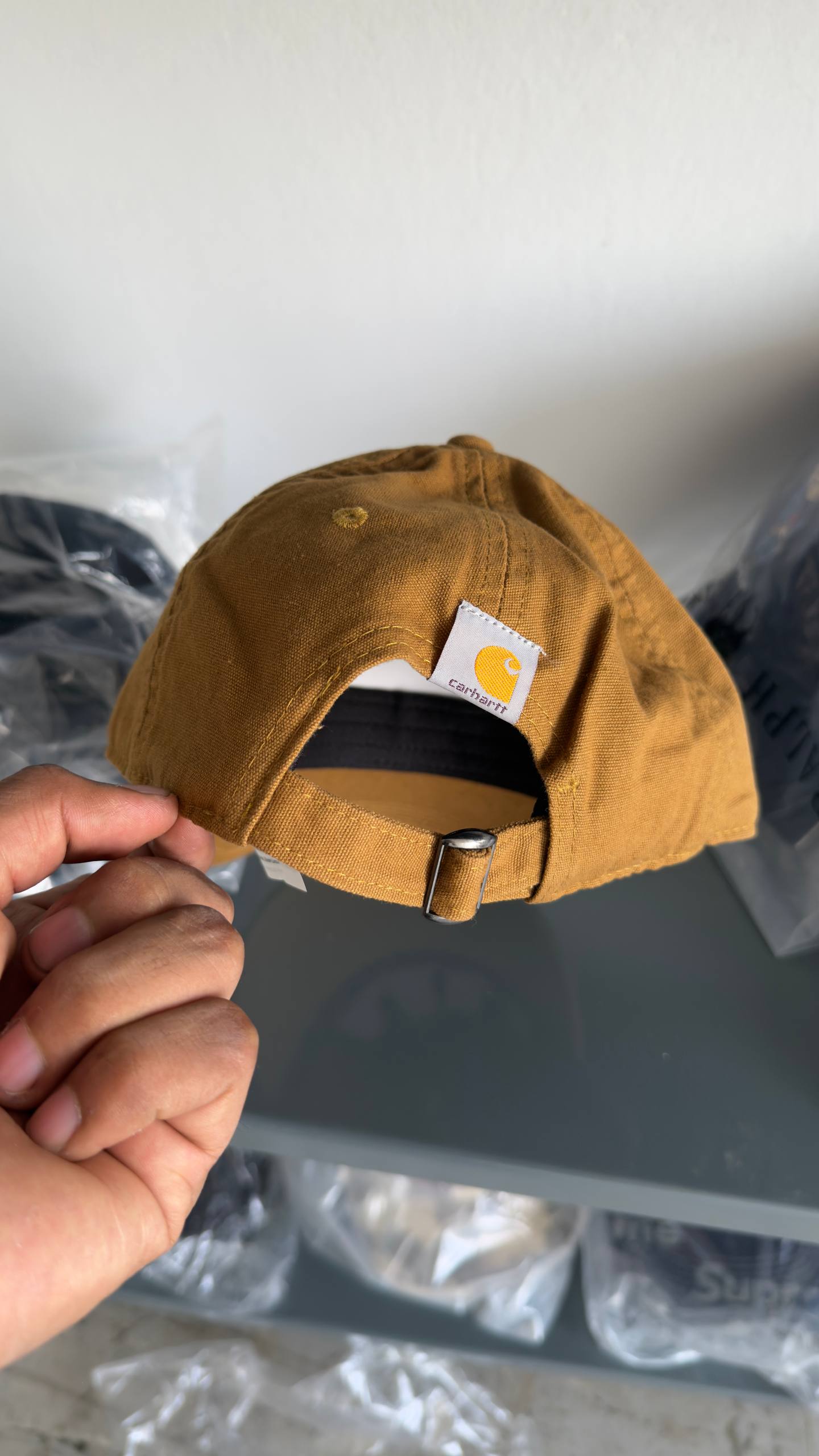 Gorra carhartt wip camell