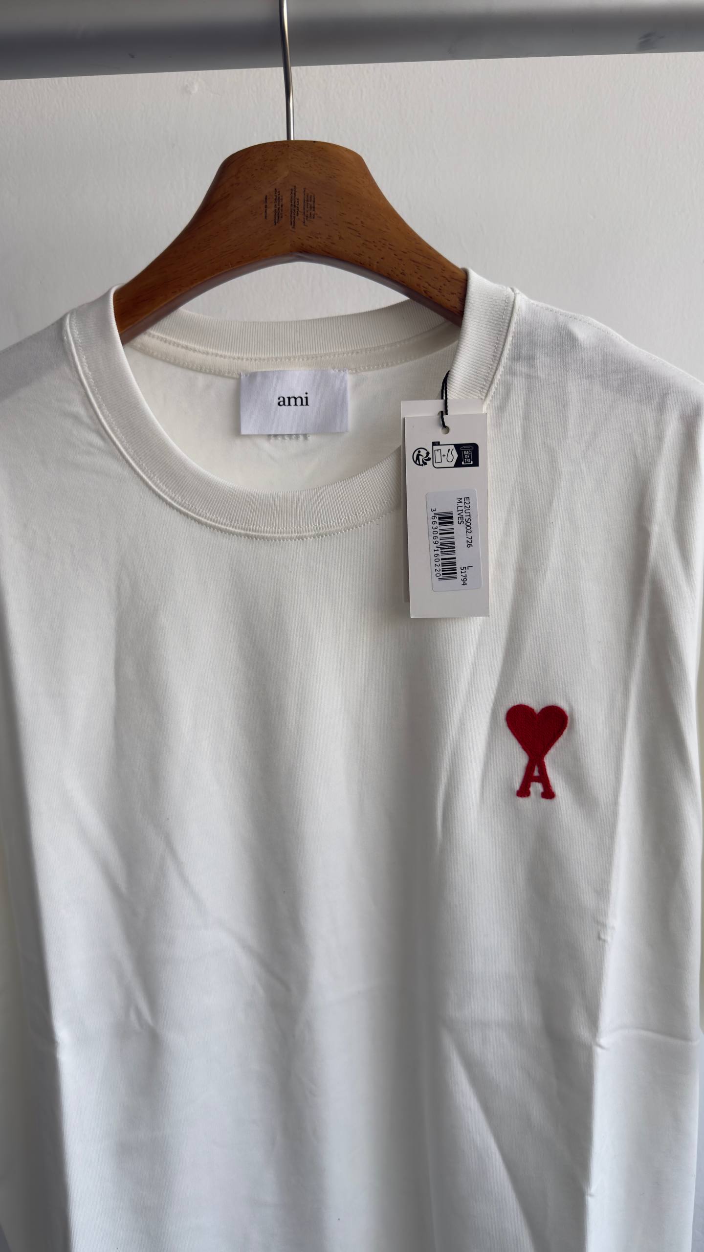 camiseta  Ami Paris con el logo Ami de Coeur