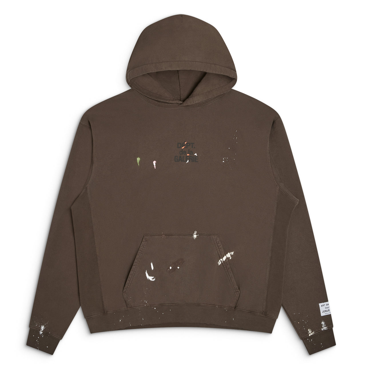 FRENCH LOGO PAINTED HOODIE