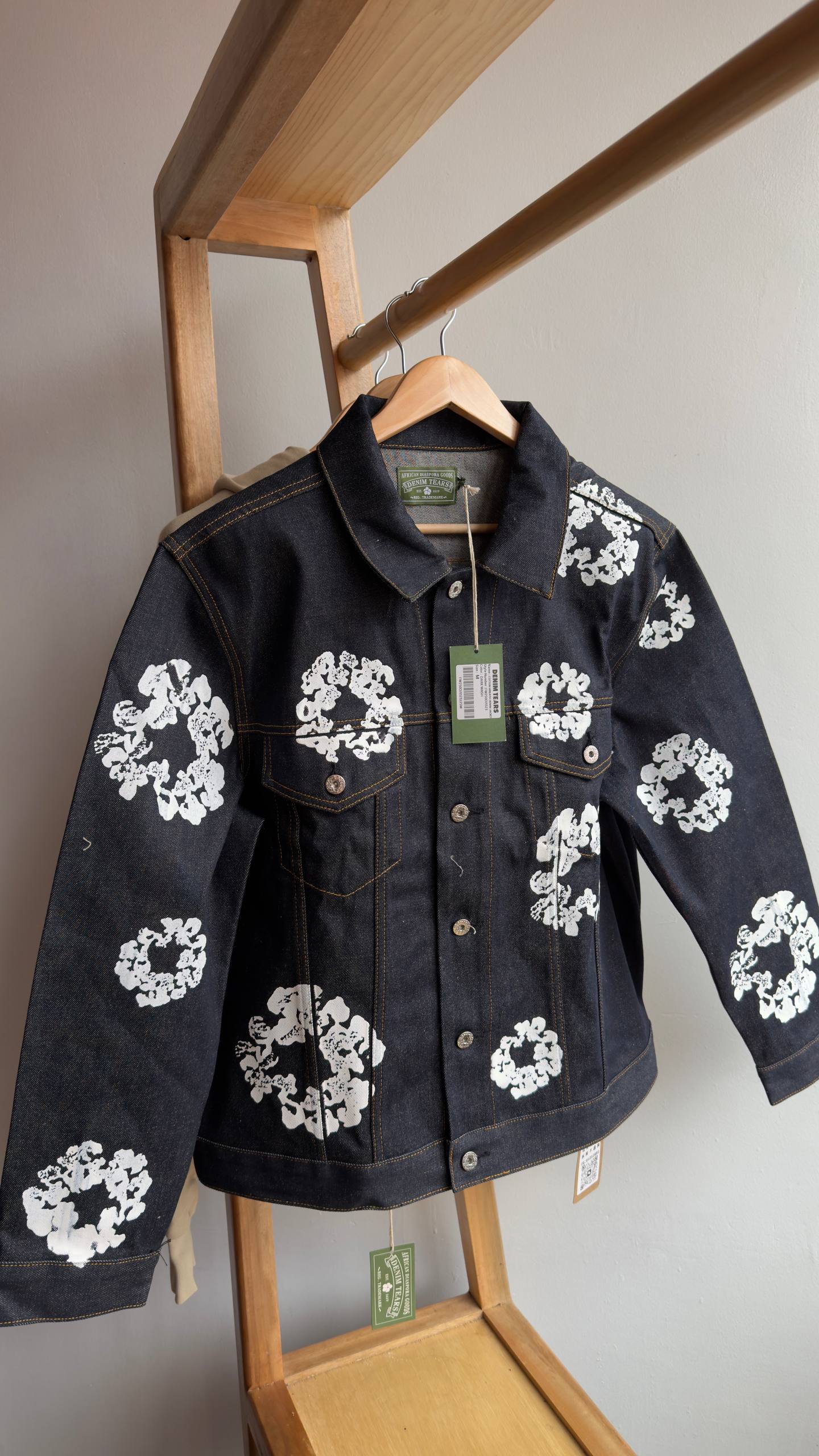 Denim Tears Cotton Wreath Denim Jacket and pants
