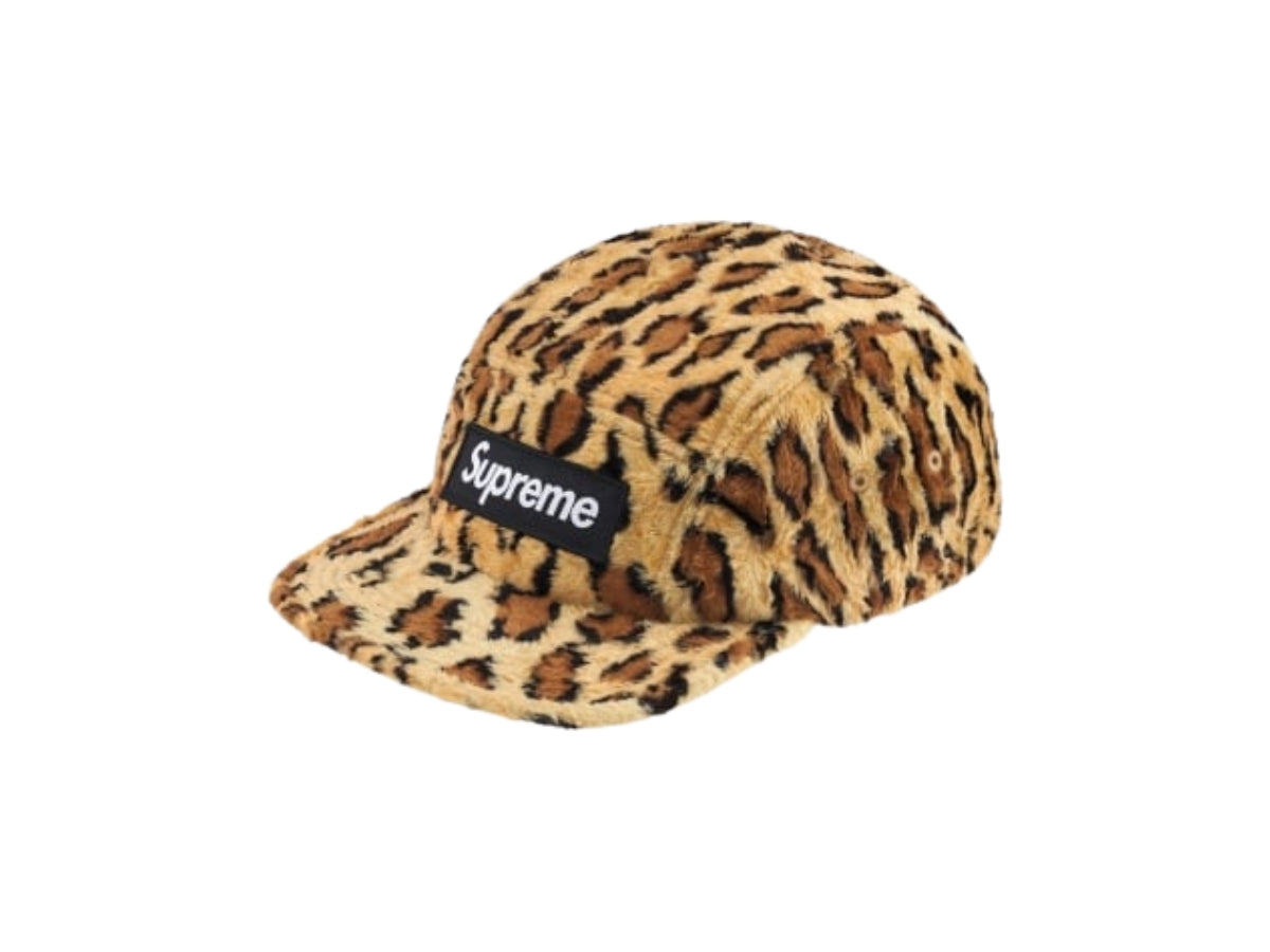 Gorra Supreme Goodenough de rayón aplastado con estampado de leopardo (SS25)
