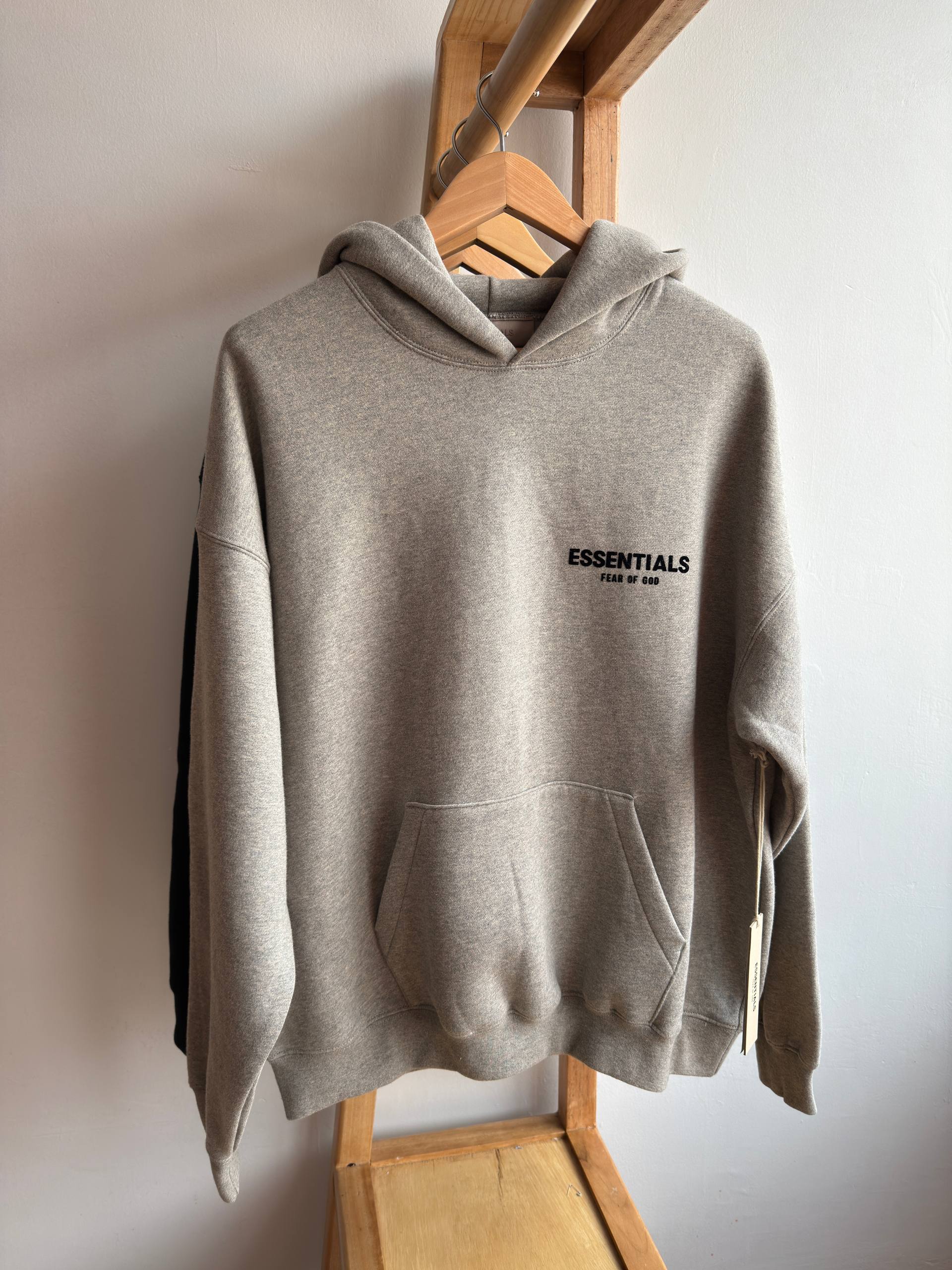 Hoodie Essentials Dark Oatmeal