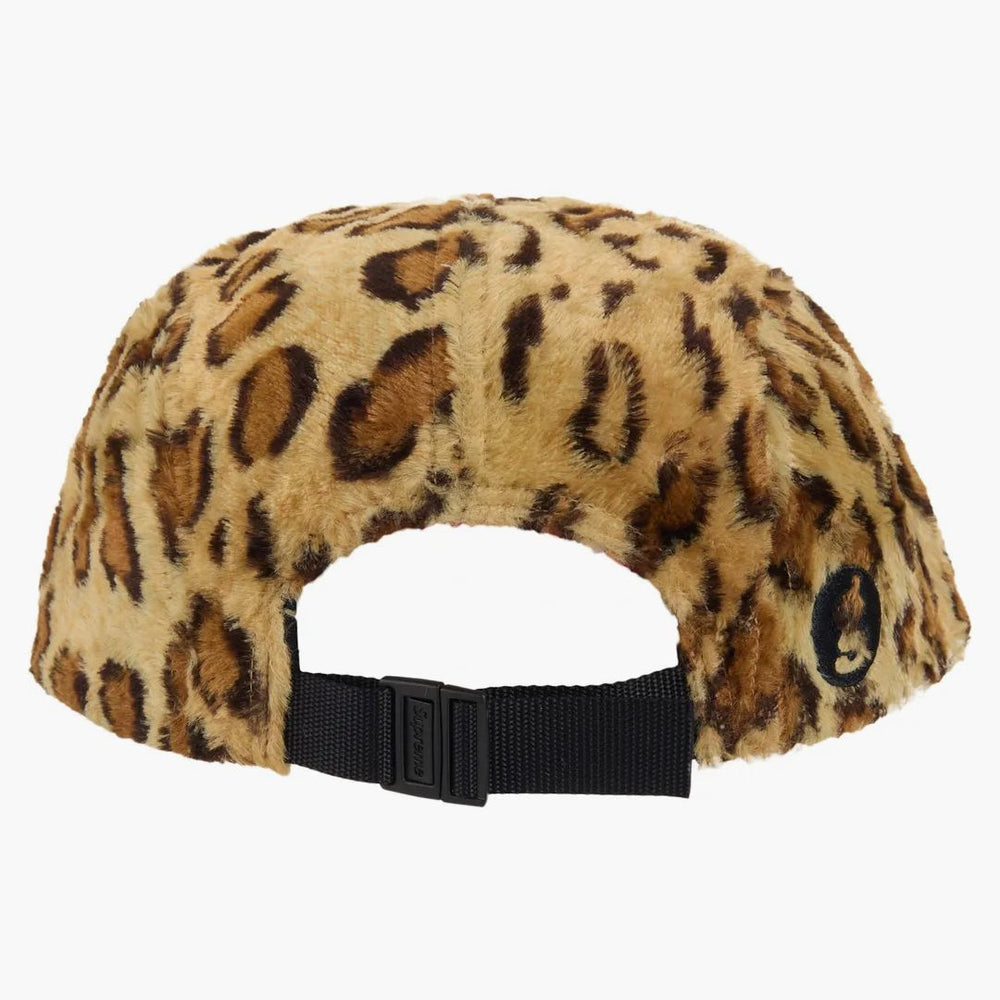 Gorra Supreme Goodenough de rayón aplastado con estampado de leopardo (SS25)