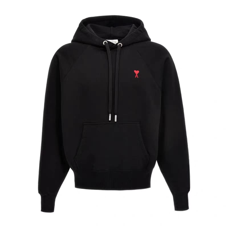 AMI PARIS HOODIE NEGRO