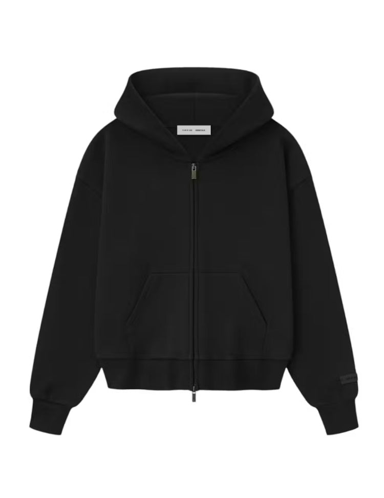 ESSENTIALS FOG TOTAL BLACK/SS25 (ZIPPER)