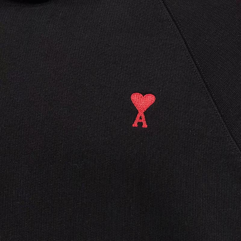 AMI PARIS HOODIE NEGRO