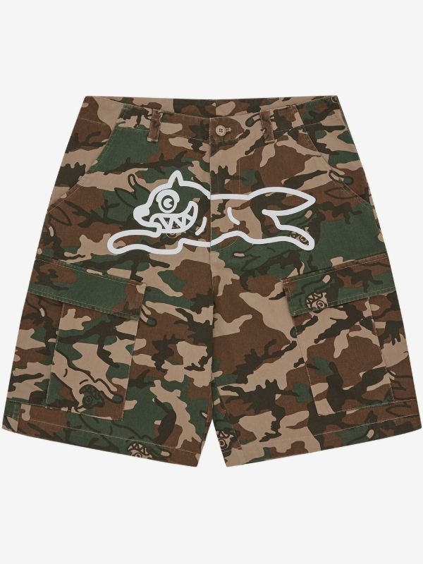 ICECREAM
SHORTS cargo Running Dog  militar