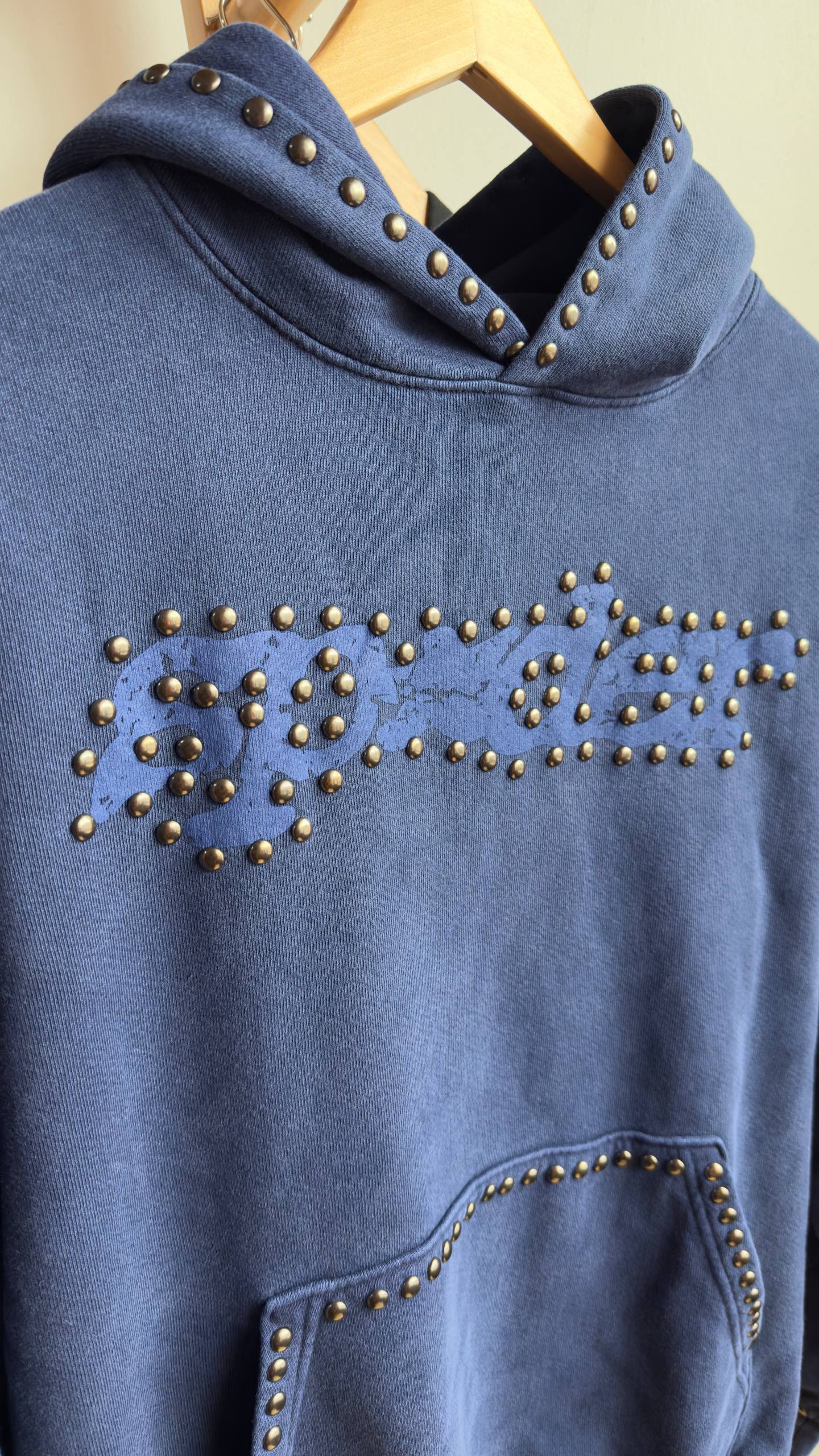Sp5der Punk V3 Studded Hoodie