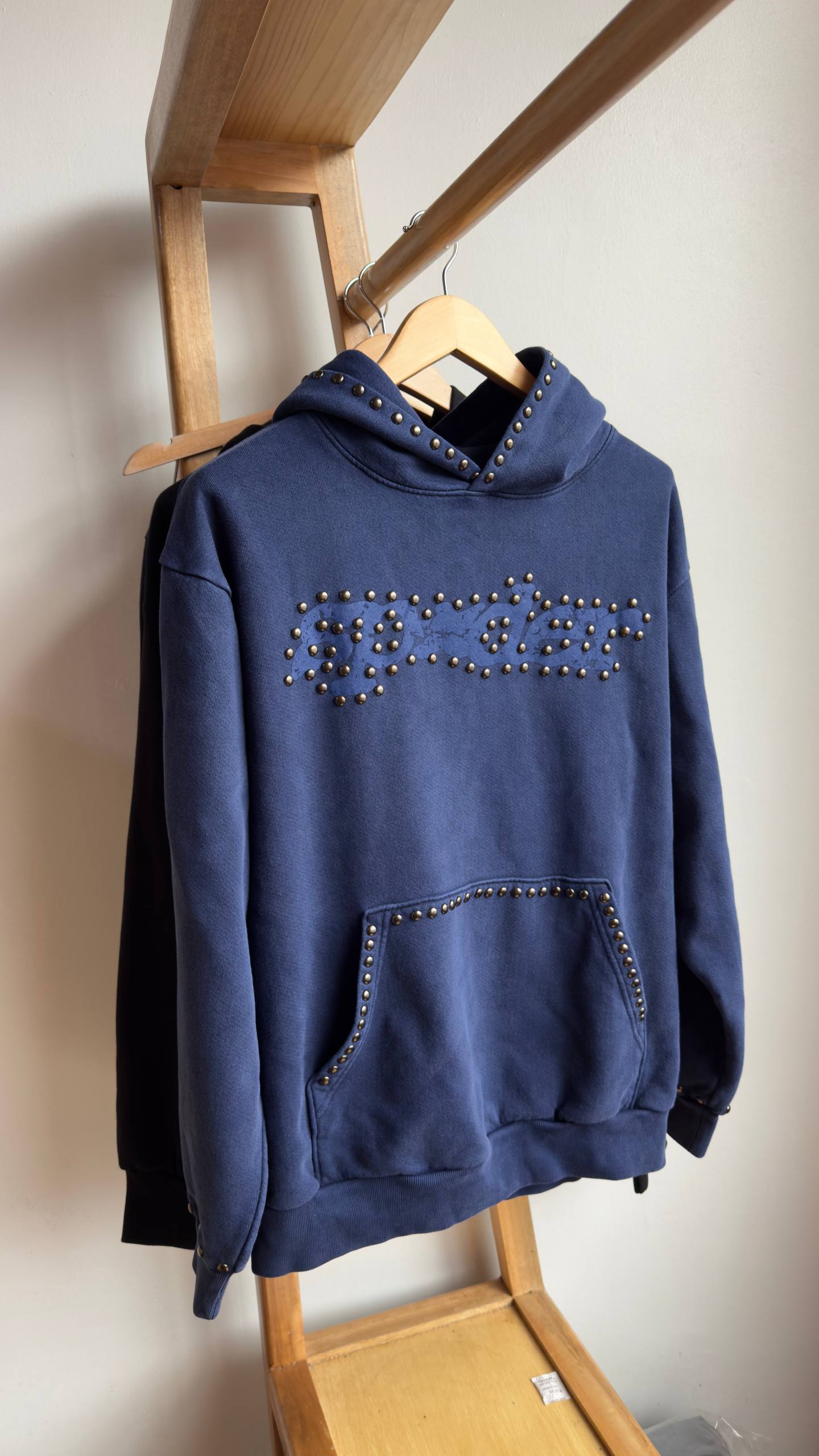 Sp5der Punk V3 Studded Hoodie