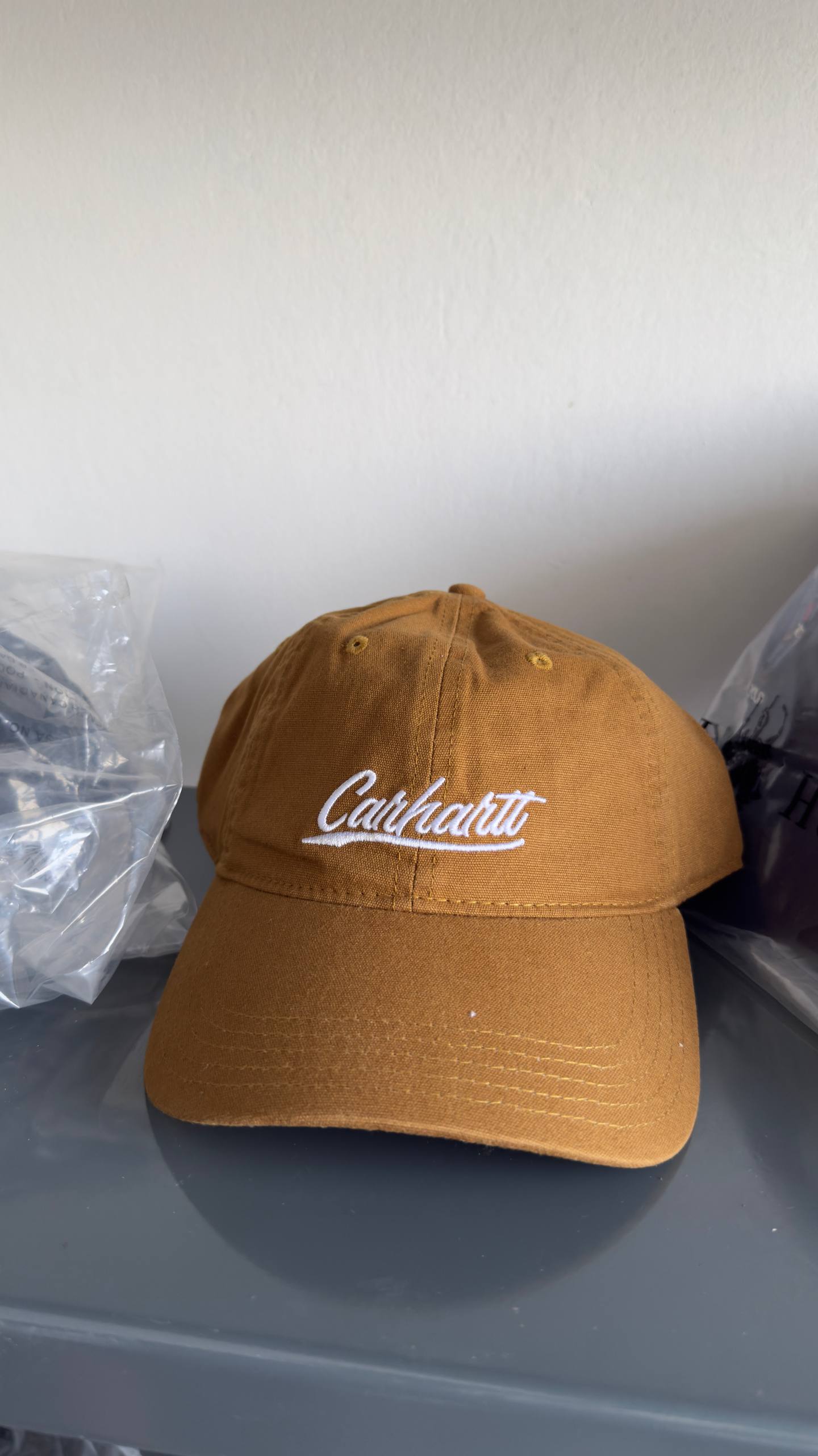 Gorra carhartt wip camell